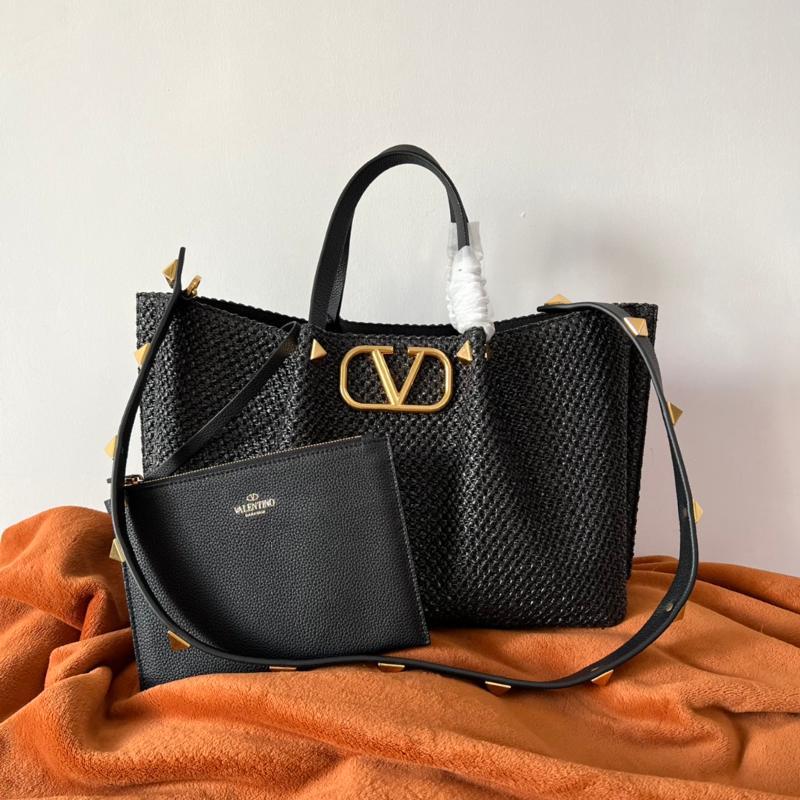 Valentino Shoulder Tote Bags VL2002 black